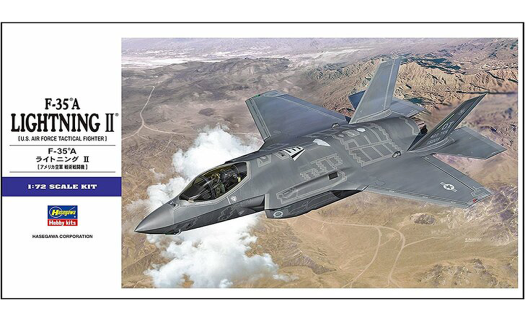 Hasegawa : F-35A Lightning II : 1/72 Scale Model : In Box Review