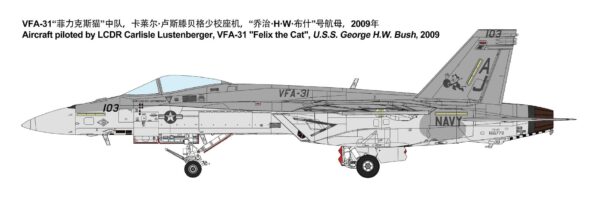 Meng Models : Boeing F/A-18E Super Hornet : 1/48 Scale - Image 9