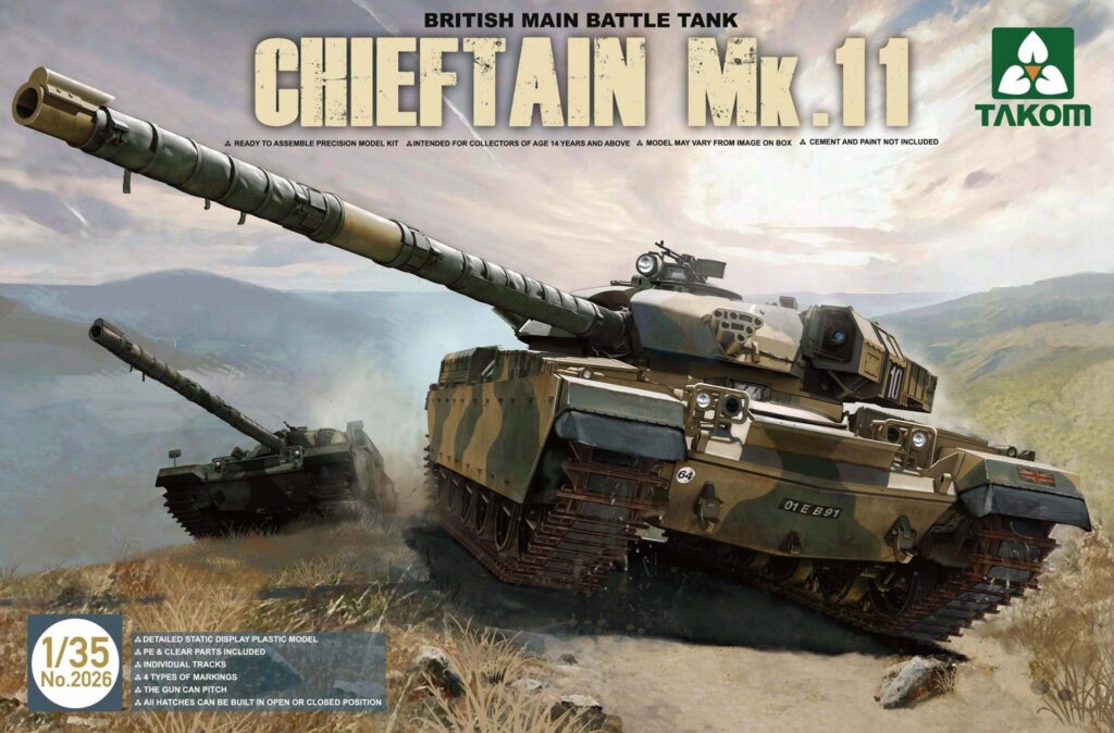 Takom : Chieftain Mk.11 : 1/35 Scale Model : In Box Review