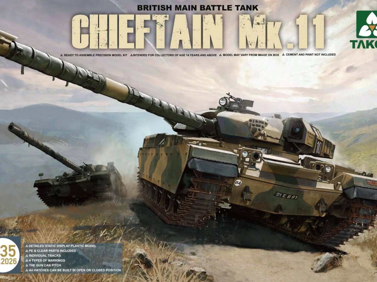 Takom : Chieftain Mk.11 : 1/35 Scale Model : In Box Review