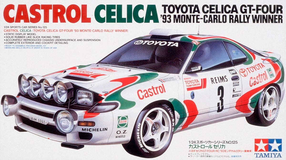 Toyota celica castrol セリカ GT Four Tamiya : Castrol Celica Toyota Celica GT-Four : 1/24 Scale Model