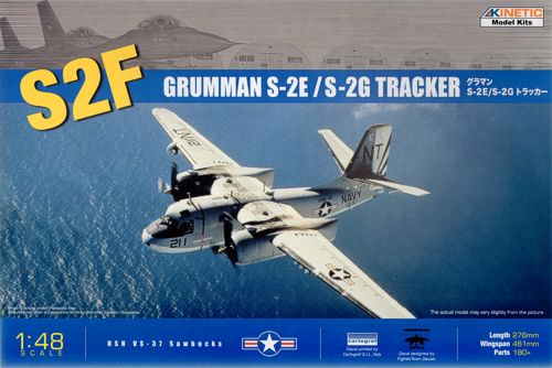 Kinetic : S2F Grumman S-2E / S-2G Tracker : 1/48 Scale Model : In Box Review