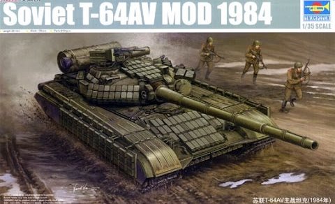 Trumpeter : Soviet T-64AV MOD 1984 : 1/35 Scale Model : In Box Review