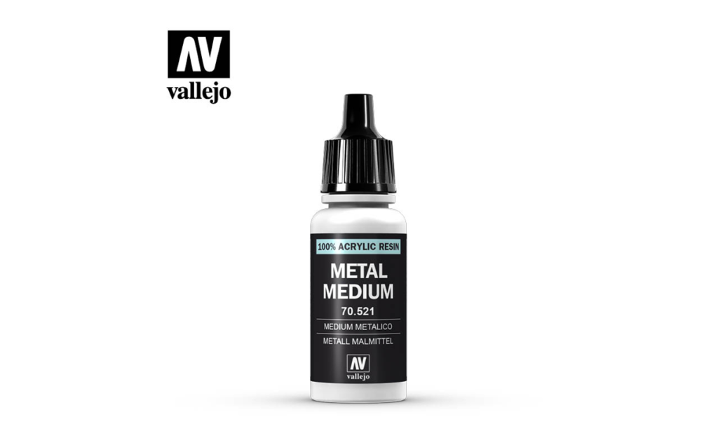 Vallejo : Acrylic Paint Range : 70.521 Metal Medium : Product Review