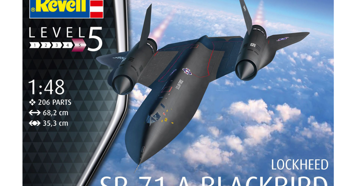 In Box Review : SR-71 A Blackbird : Revell : 1/48 Scale
