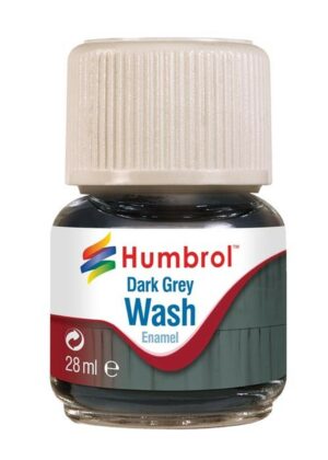 Humbrol Enamel Wash Dark Grey 28ml