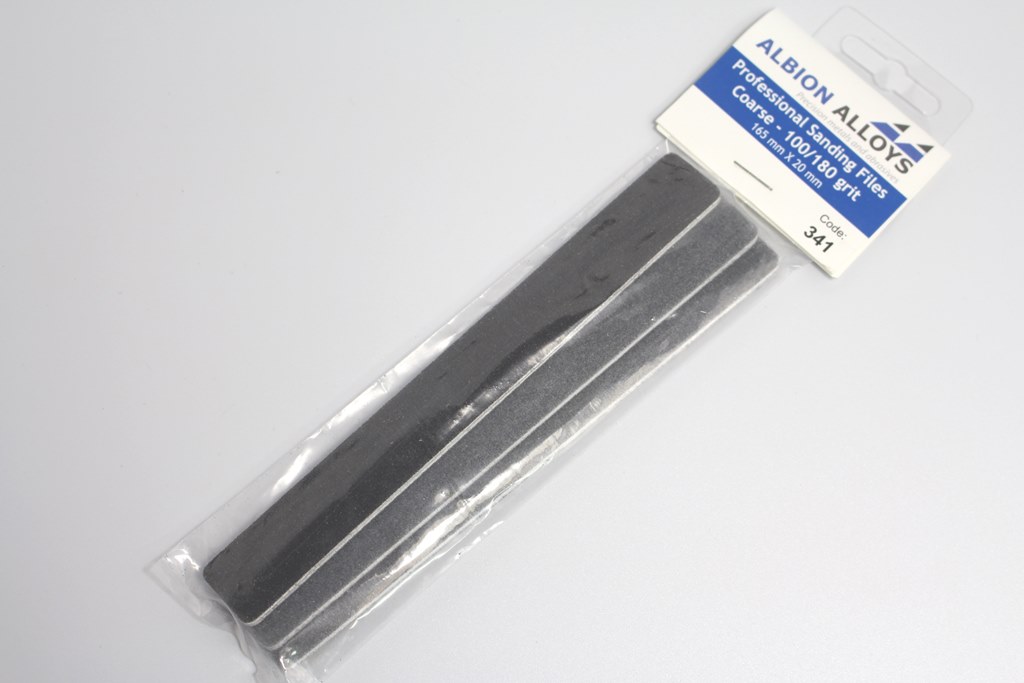 Albion Alloys : Sanding Files : 20mm : Coarse