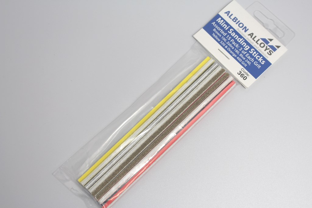 Albion Alloys : Mini Sanding Files : 15 Assorted : Multi-Pack