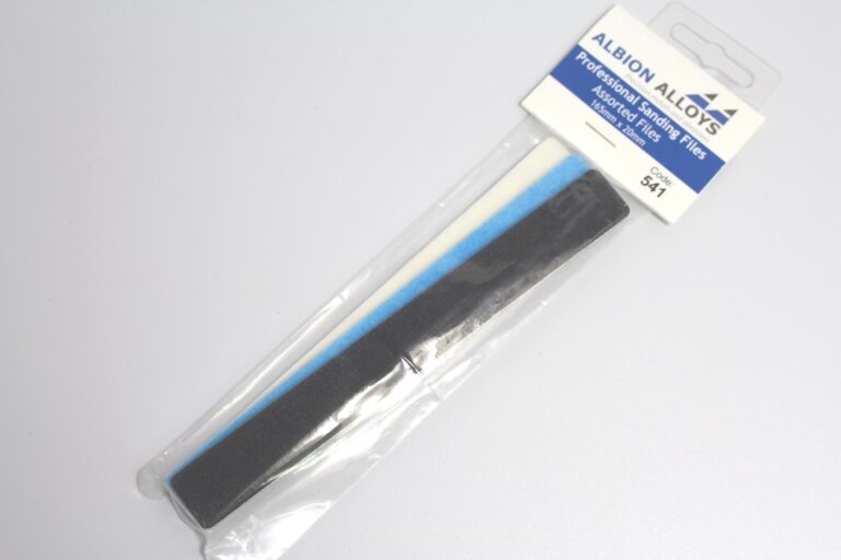 Albion Alloys 3 x Assorted Sanding Files Genessis Models
