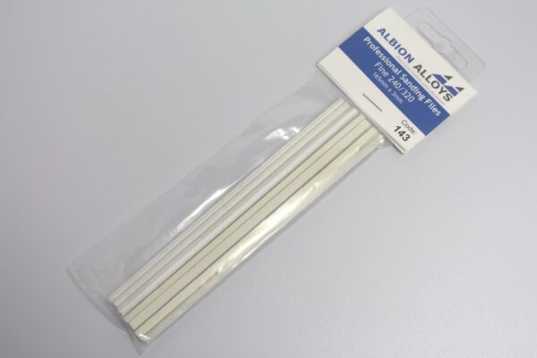 Albion Alloys : Sanding Files : 3mm : Fine