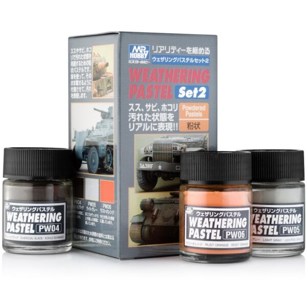 Mr Hobby : Weathering Pastel : Set 2