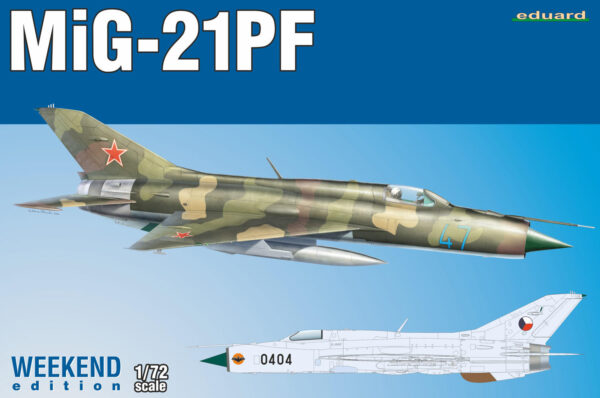 Mig-21PF Weekend Edition : In Box Review : Eduard : 1/72 Scale