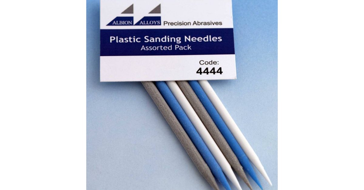 Albion Alloys 6 x Plastic Sanding Needles Assorted Pack Genessis