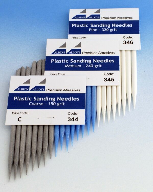 Albion Alloys : 8 x Plastic Sanding Needles : Coarse - Image 3