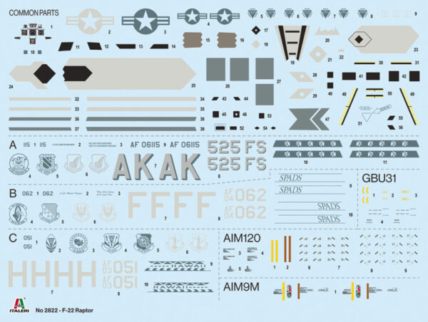Italeri : F-22 A Raptor : 1/48 Scale - Image 7