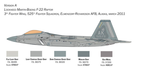 Italeri : F-22 A Raptor : 1/48 Scale - Image 8