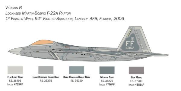 Italeri : F-22 A Raptor : 1/48 Scale - Image 9