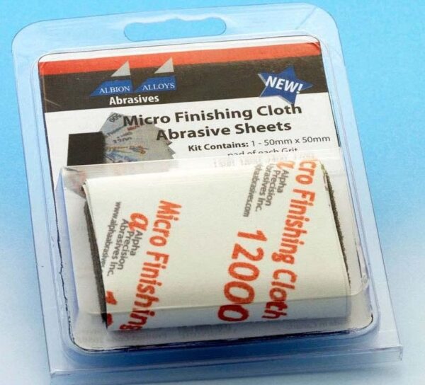 Abrasive Sheets Micro Finishing Cloth Albion Alloys 2050A