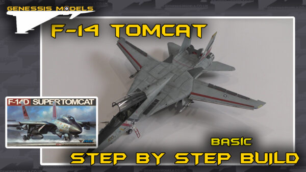 AMK : F-14D Super Tomcat : 1/48 Scale Model : Basic Step By Step Video Build