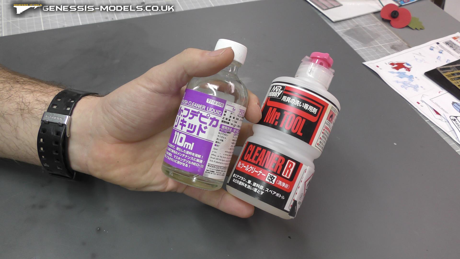 Mr.Tool Cleaner & Mr.Brush Cleaner : Mr.Hobby : Product Review – Genessis  Models