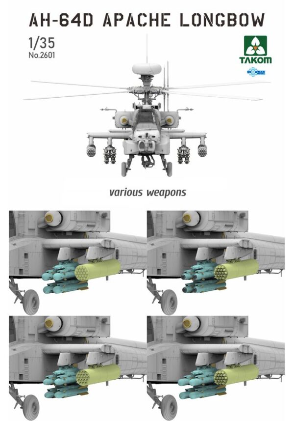 Takom : Boeing AH-64D Apache Longbow Attack Helicopter : 1/35 Scale - Image 2
