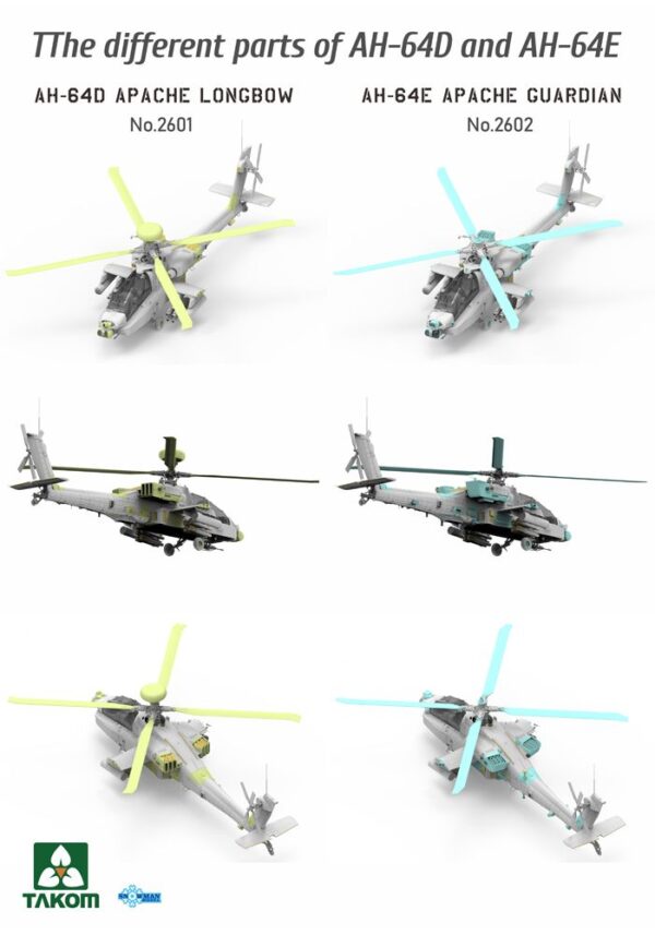 Takom : Boeing AH-64D Apache Longbow Attack Helicopter : 1/35 Scale - Image 4