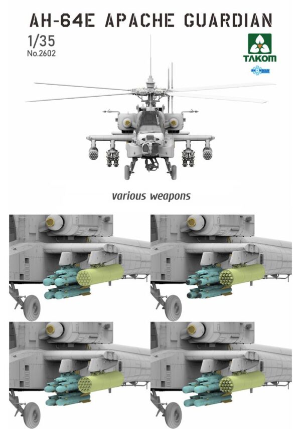 Takom : Boeing AH-64E Apache Guardian Attack Helicopter : 1/35 Scale - Image 2