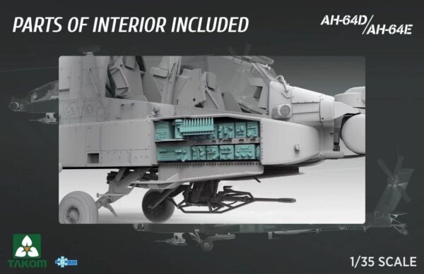 Takom : Boeing AH-64D Apache Longbow Attack Helicopter : 1/35 Scale - Image 16