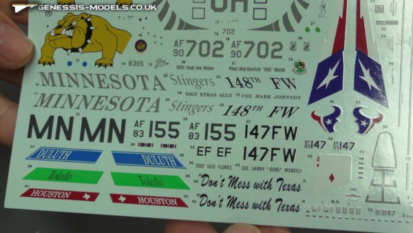 Kinetic Gold : F-16C Block 25/42 USAF : 1/48 Scale - Image 9