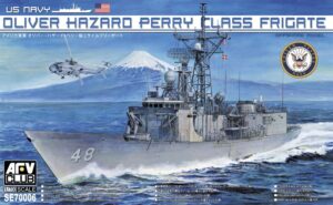 AFV Club : US Navy Oliver Hazard Perry Class Frigate : 1/700 Scale