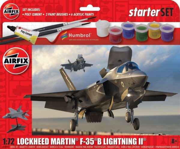 Airfix 1/72 Lockheed Martin F-35B Lightning II Starter Set # 55010