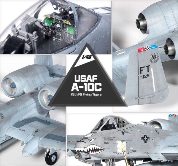 Academy : USAF A-10C "75th FS Flying Tigers" : 1/48 Scale - Image 6