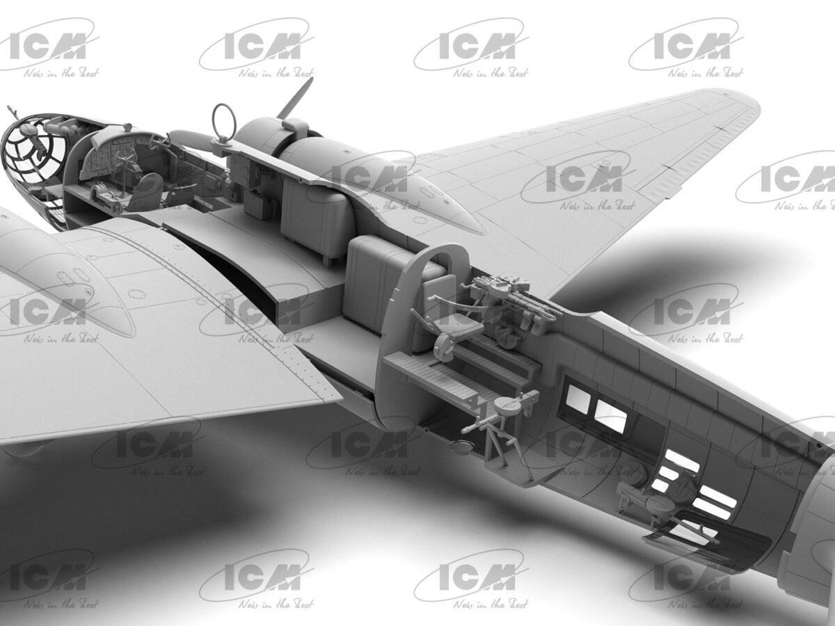 ICM : Ki-21-1b “Sally” Japanese Heavy Bomber : 1/48 Scale