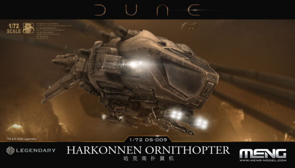 Meng Models : Harkonnen Ornithopter : 1/72 Scale