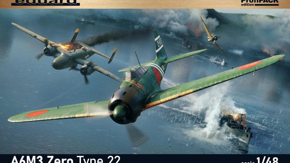 A6M3 Zero Type 22 : Eduard : 1/48 Scale Model : In Box Review