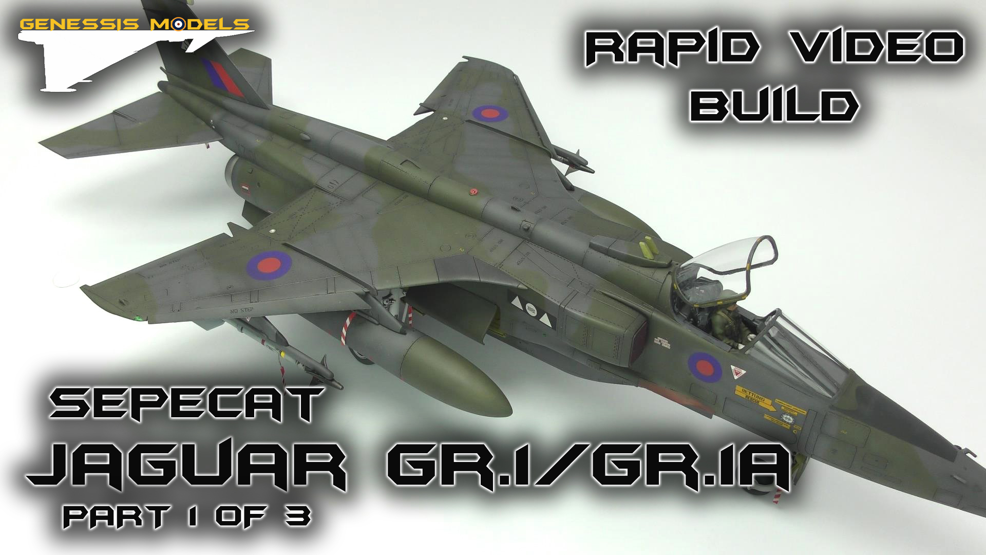 SEPECAT JAGUAR GR 1 GR 1A RAPID VIDEO BUILD AIRFIX 1 48 SEPECAT JAGUAR GR 1 GR 1A RAPID VIDEO BUILD AIRFIX 1 48